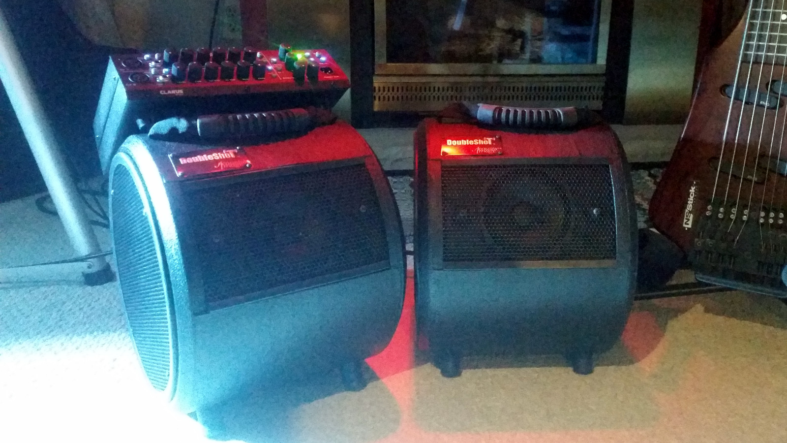 Acoustic Image DoubleShot combo with extra cab